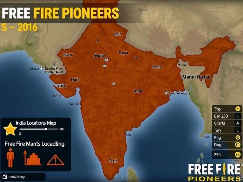 Free Fire Pioneers - Gameplay showing a battle in a Chandni Chowk-inspired area Free Fire Pioneers Gameplay with Indian Map Locations