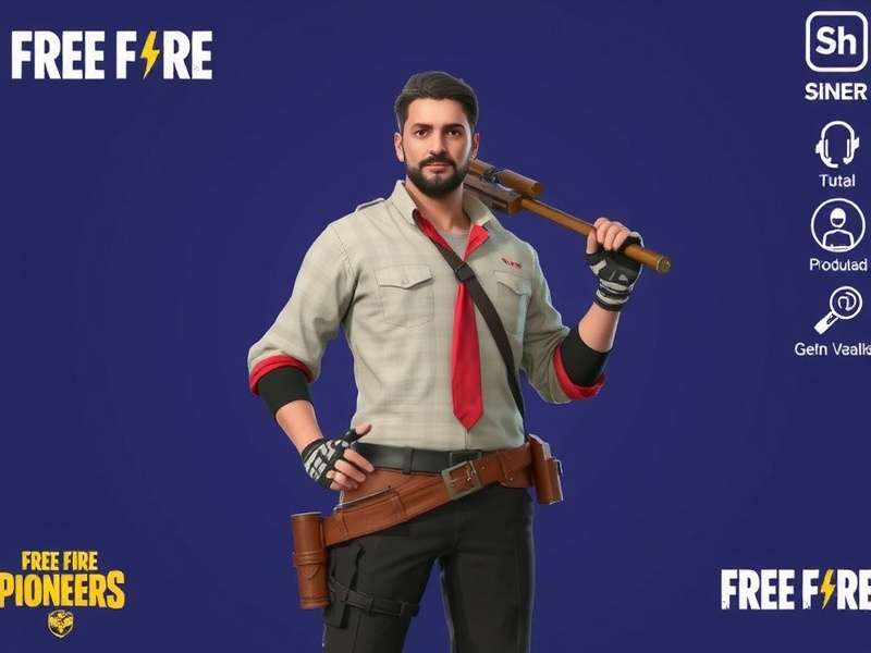 Free Fire Pioneers - Pro player demonstrating a perfect loot route in Village Square Free Fire Pioneers Player Giving Tips